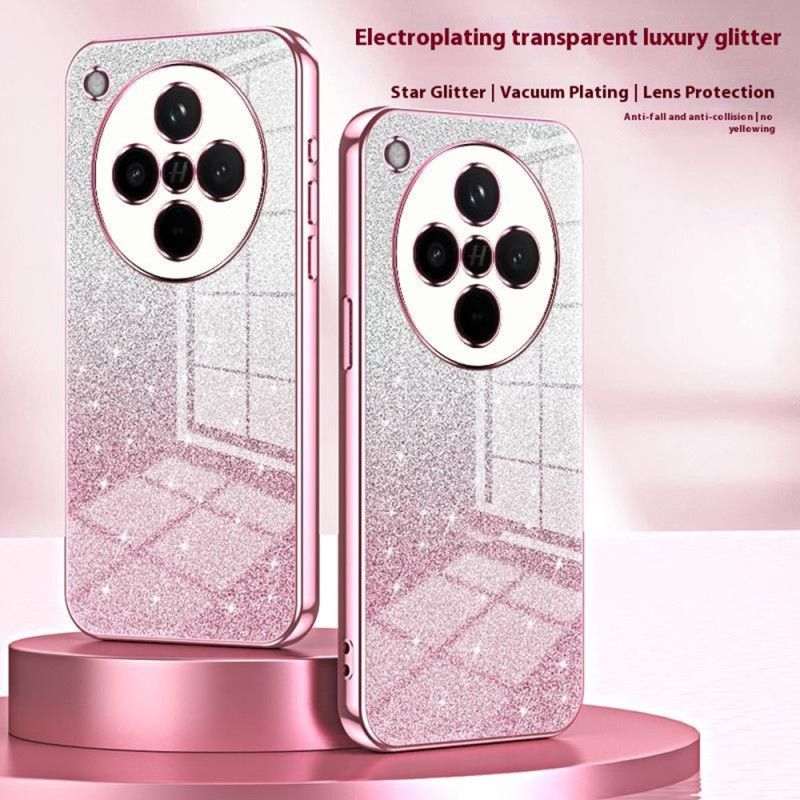 Etui Oppo Find X8 Gradientowy Brokat