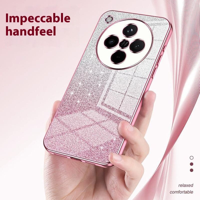 Etui Oppo Find X8 Gradientowy Brokat