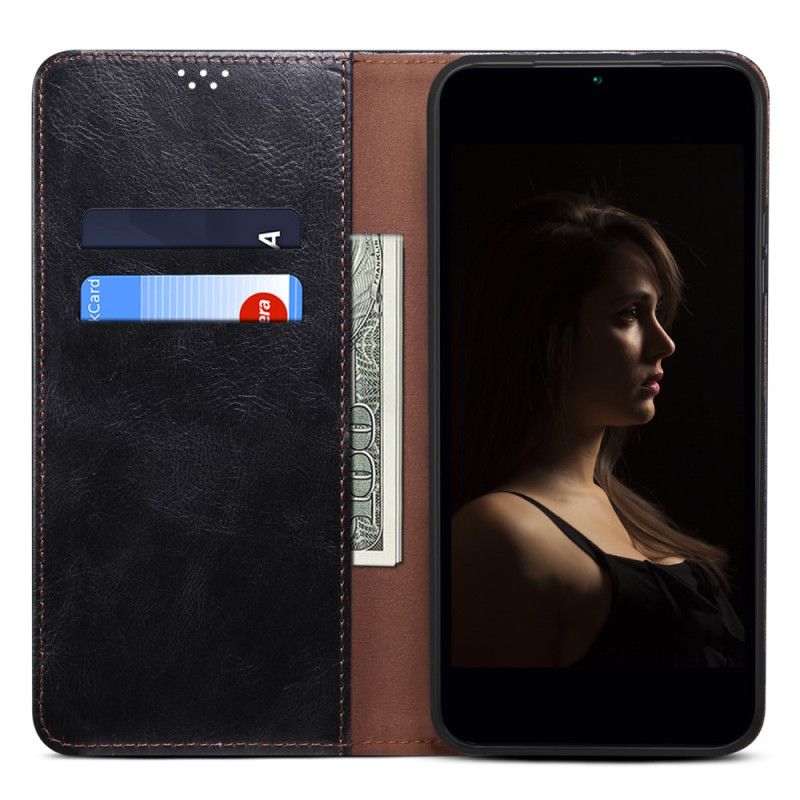 Flip Kotelot Oppo Find X8 Woskowana Skóra Syntetyczna Etui Ochronne