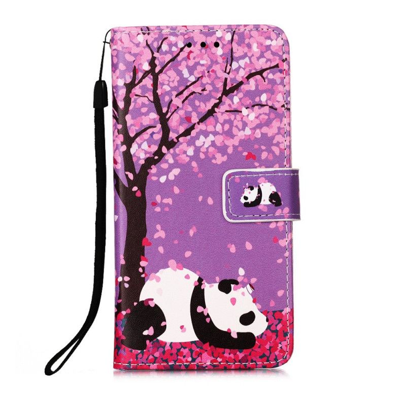 Etui Folio Samsung Galaxy A51 5G Chińska Panda Drzewna