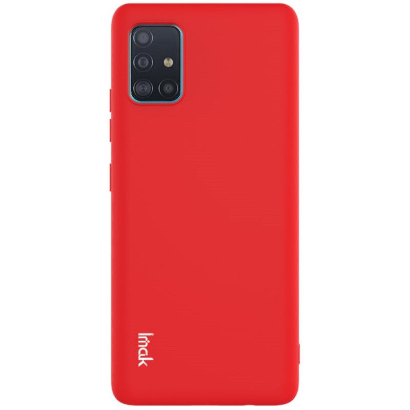 Futerały Samsung Galaxy A51 5G Czerwony Czarny Etui na Telefon Seria Imak Uc-2 Wyczuwająca Kolory