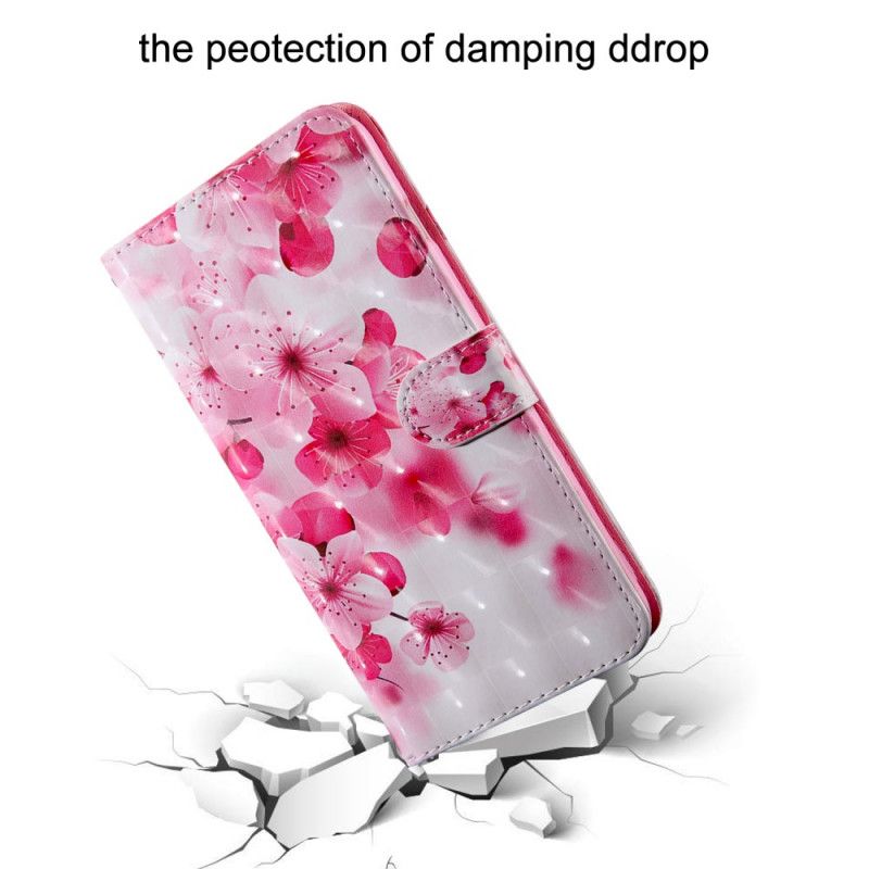 Obudowa Samsung Galaxy A51 5G Etui na Telefon Różowe Kwiaty