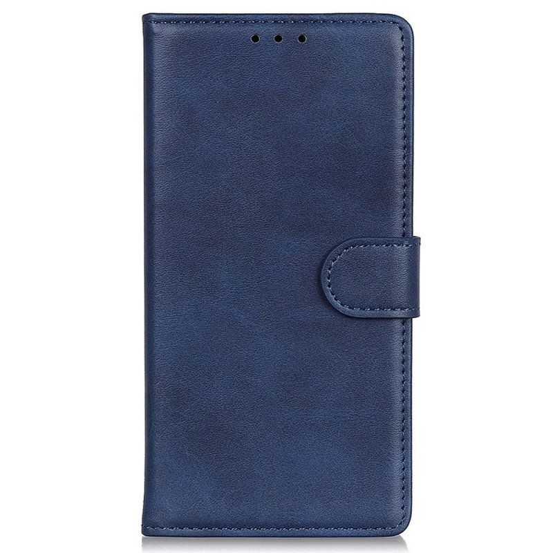 Etui Folio do Oppo Reno 7 Styl Matowej Skóry