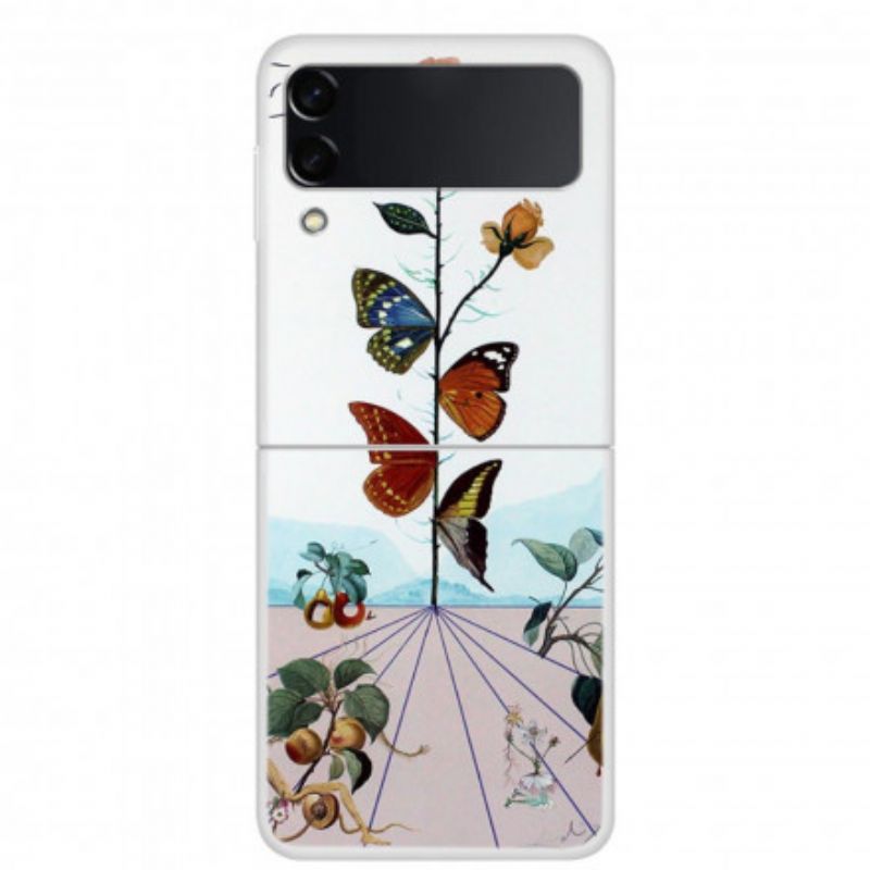 Etui Samsung Galaxy Z Flip 3 5g Motyle Natury Etui Ochronne