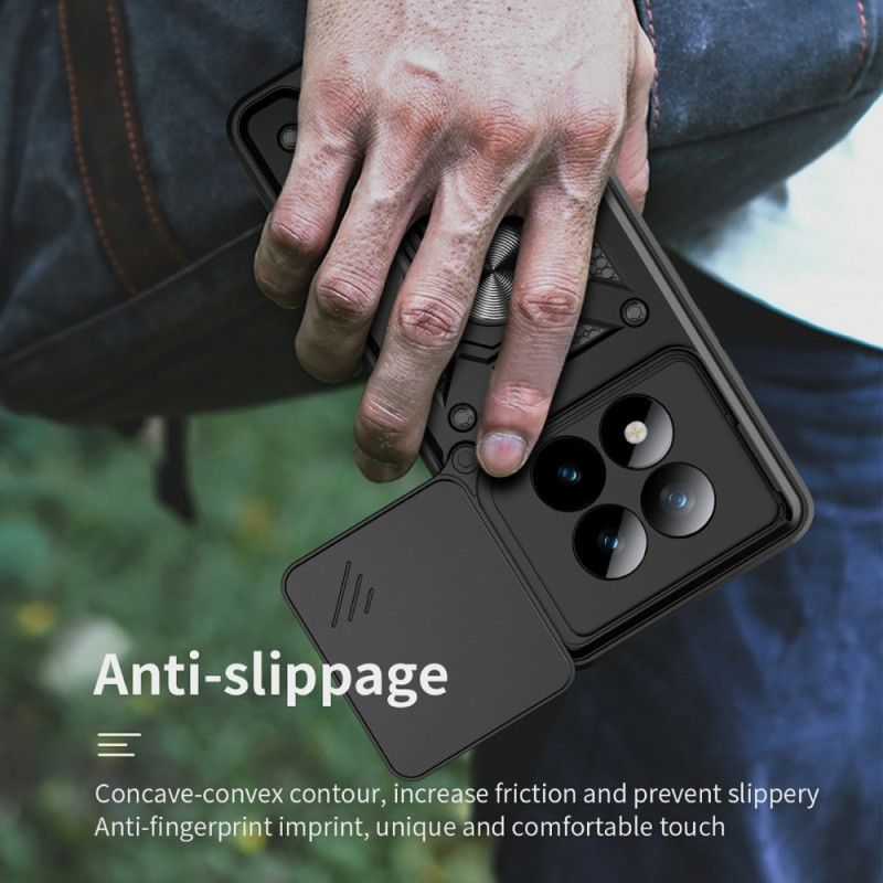 Etui Do Xiaomi Redmi Note 15 Pro Plus 5g Przesuwna Ochrona Aparatu I Zintegrowana Podstawka