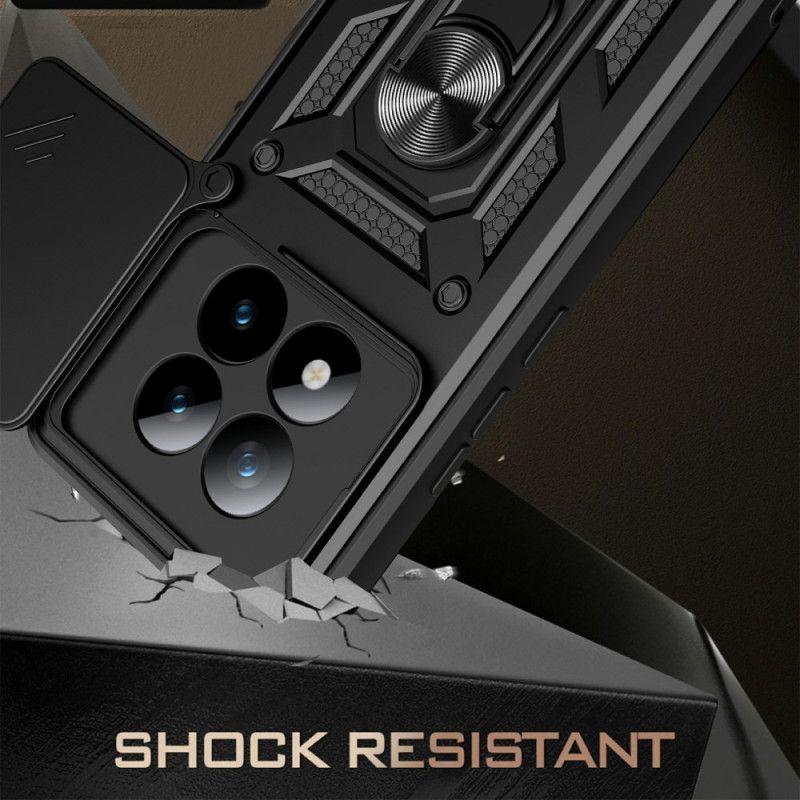 Etui Do Xiaomi Redmi Note 15 Pro Plus 5g Przesuwna Ochrona Aparatu I Zintegrowana Podstawka