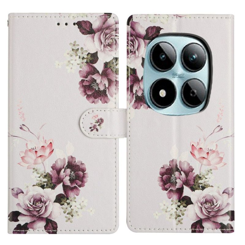 Etui Folio Do Xiaomi Redmi Note 15 Pro Plus 5g Różowy Krzyż