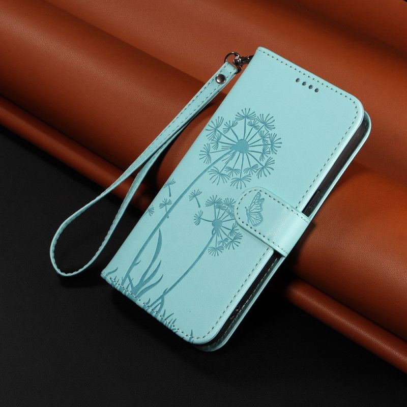 Etui Folio Do Xiaomi Redmi Note 15 Pro Plus 5g Wzór Dmuchawca I Pasek