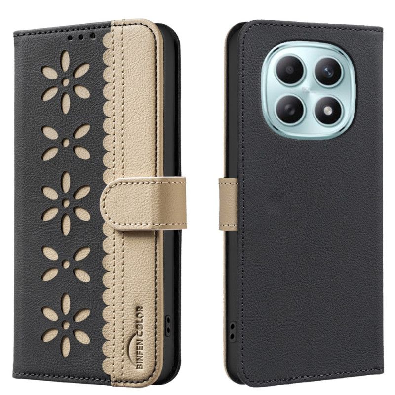 Etui Folio Xiaomi Redmi Note 15 Pro Plus 5g Binfen Color Wzór Kwiatowy Etui Ochronne