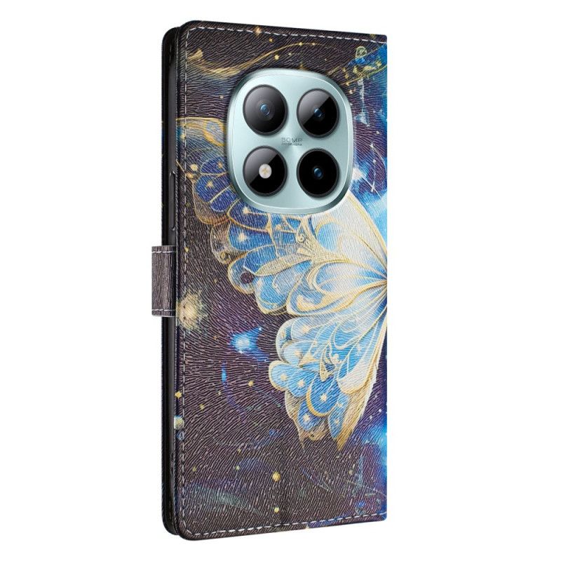 Etui Folio Xiaomi Redmi Note 15 Pro Plus 5g Duży Motyl