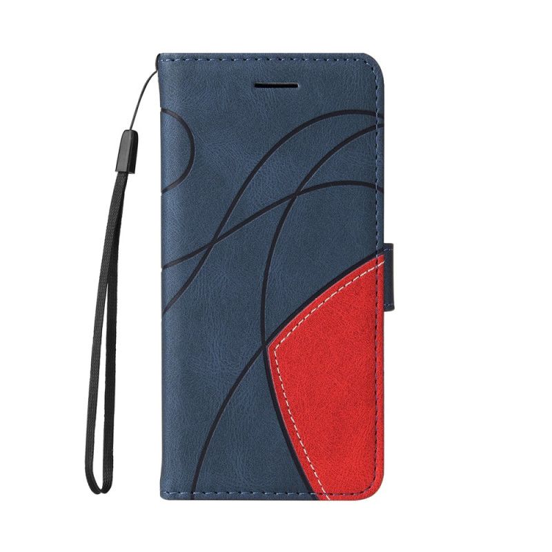 Etui Folio Xiaomi Redmi Note 15 Pro Plus 5g Dwukolorowy Falisty Etui Ochronne