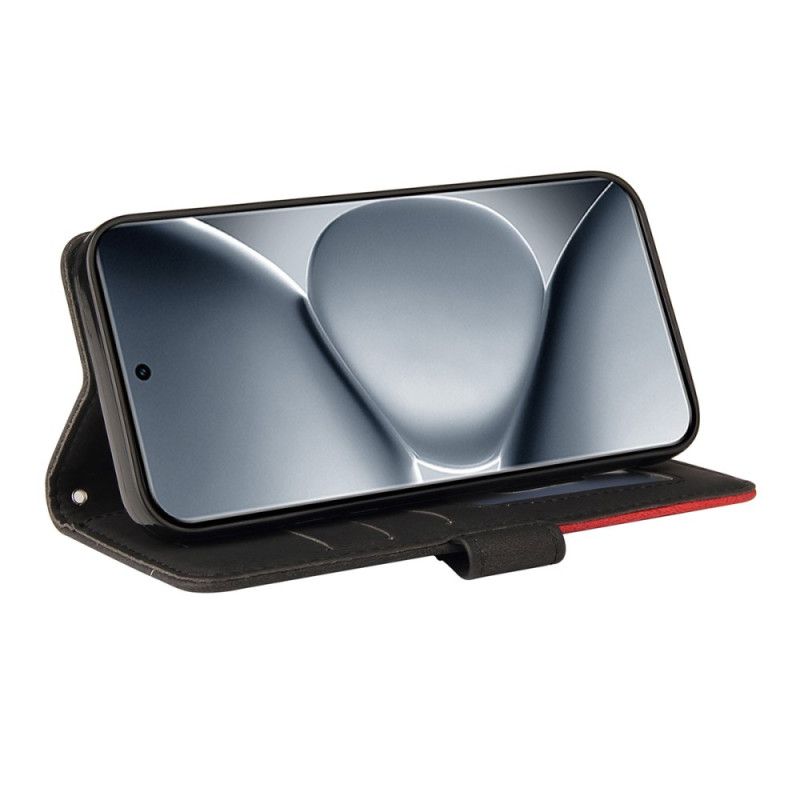 Etui Folio Xiaomi Redmi Note 15 Pro Plus 5g Dwukolorowy Falisty Etui Ochronne