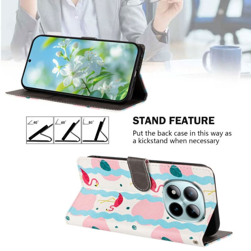 Etui Folio Xiaomi Redmi Note 15 Pro Plus 5g Flamingi Etui Ochronne