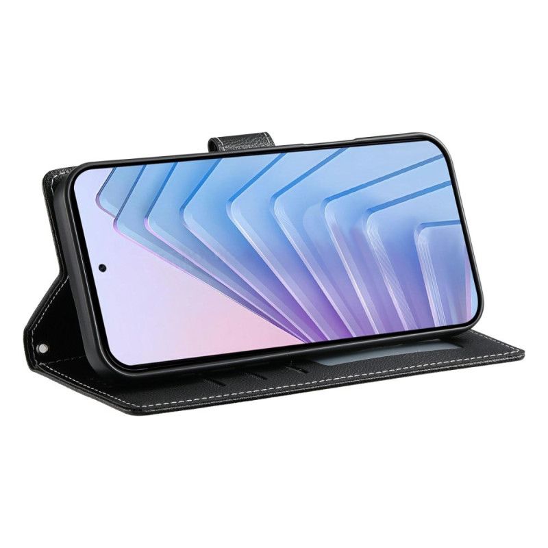 Etui Folio Xiaomi Redmi Note 15 Pro Plus 5g Gładka Sztuczna Skóra Etui Ochronne