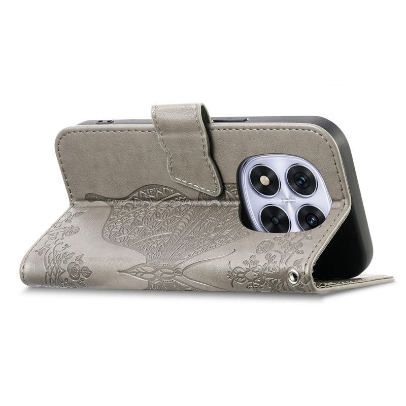 Etui Folio Xiaomi Redmi Note 15 Pro Plus 5g Graficzny Motyl Etui Ochronne