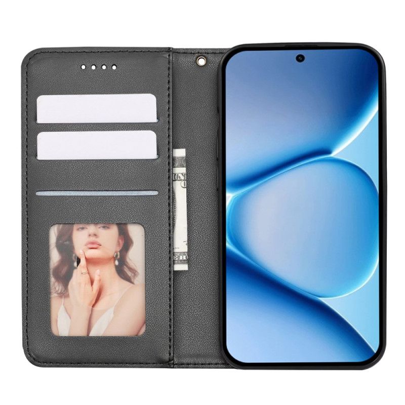Etui Folio Xiaomi Redmi Note 15 Pro Plus 5g Klapka Z Obramowaniem Paska