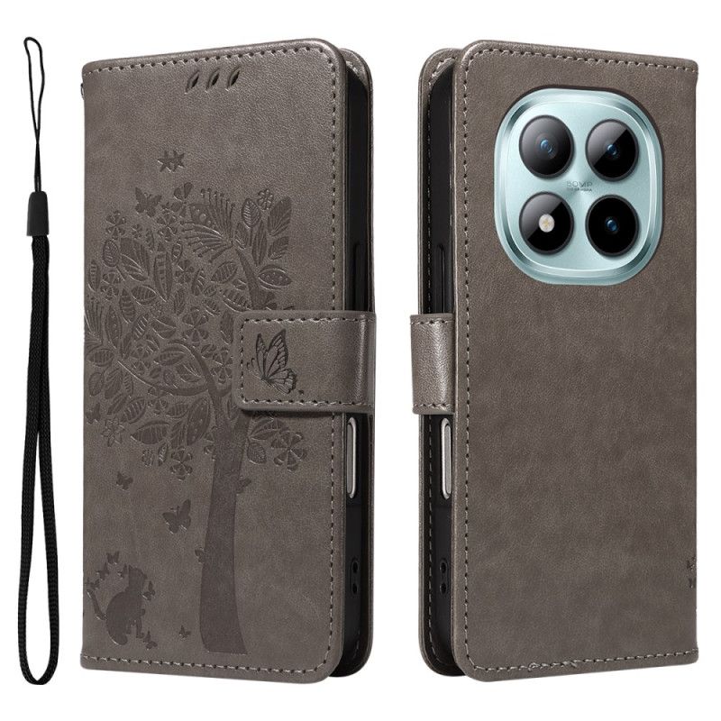 Etui Folio Xiaomi Redmi Note 15 Pro Plus 5g Kot I Drzewo