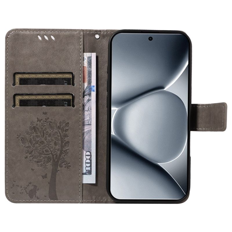 Etui Folio Xiaomi Redmi Note 15 Pro Plus 5g Kot I Drzewo