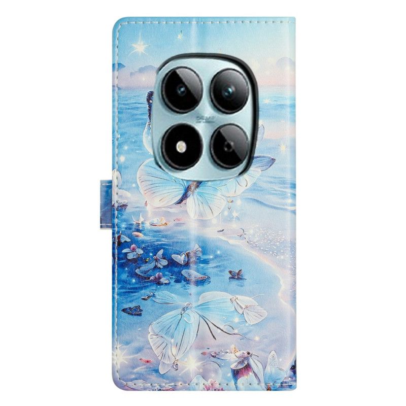 Etui Folio Xiaomi Redmi Note 15 Pro Plus 5g Motyl Oceaniczny Etui Ochronne