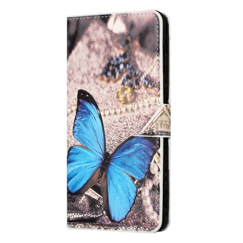 Etui Folio Xiaomi Redmi Note 15 Pro Plus 5g Niebieski Motyl