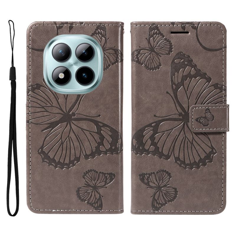 Etui Folio Xiaomi Redmi Note 15 Pro Plus 5g Olbrzymie Motyle Etui Ochronne