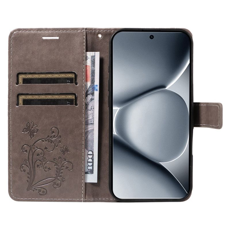 Etui Folio Xiaomi Redmi Note 15 Pro Plus 5g Olbrzymie Motyle Etui Ochronne