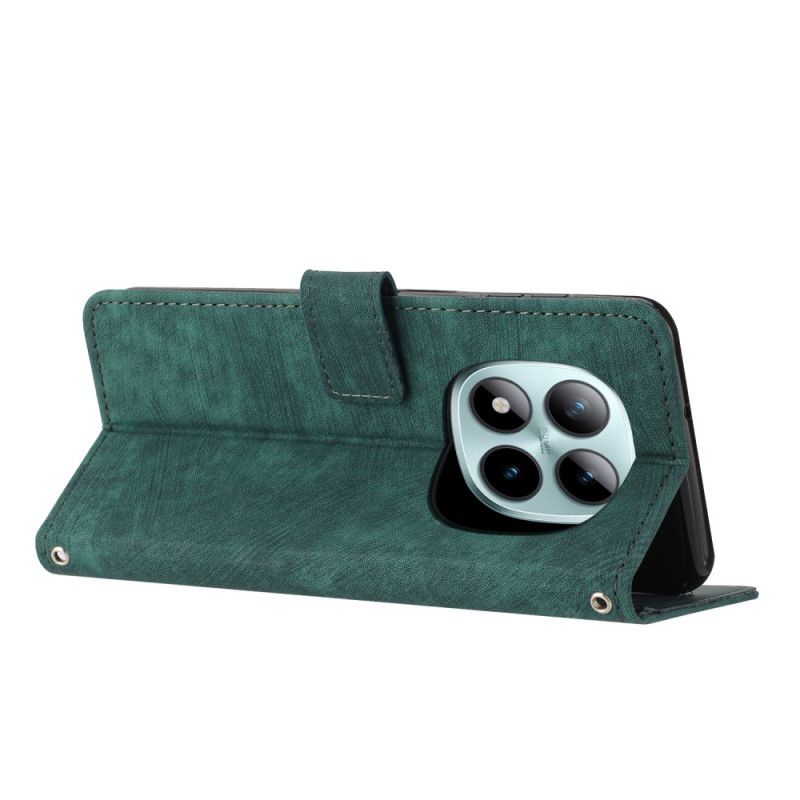 Etui Folio Xiaomi Redmi Note 15 Pro Plus 5g Wzór Retro