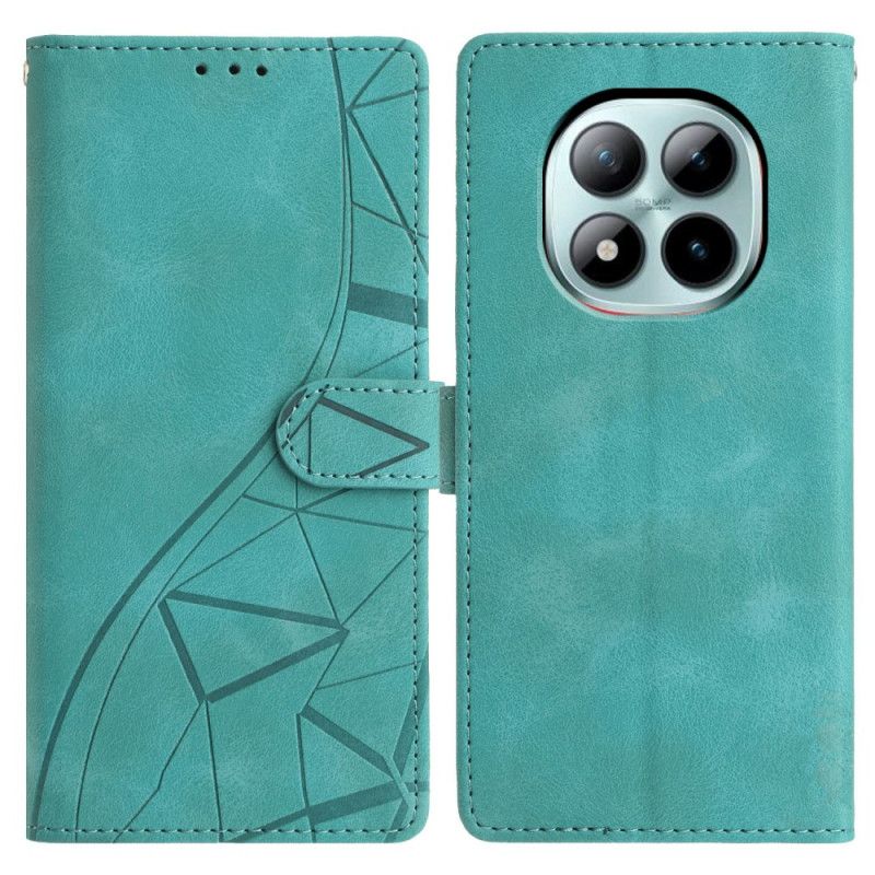 Etui Folio Xiaomi Redmi Note 15 Pro Plus 5g Wzór Trójkąta Etui Ochronne