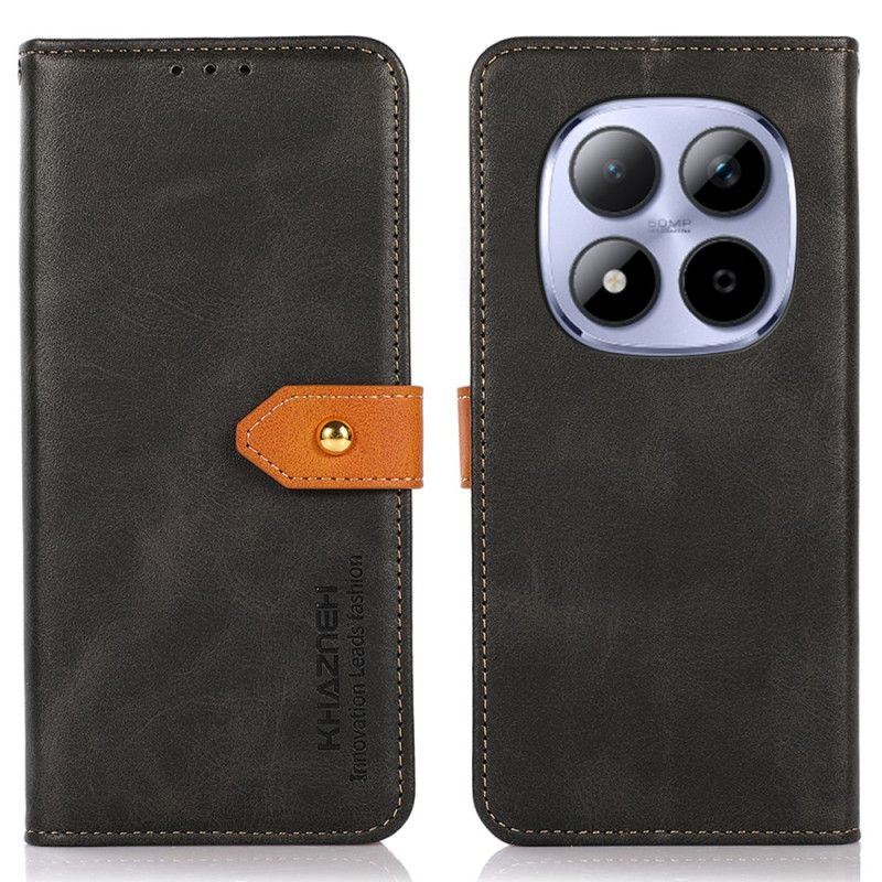 Etui Folio Xiaomi Redmi Note 15 Pro Plus 5g Złote Zapięcie Khazneh Etui Ochronne