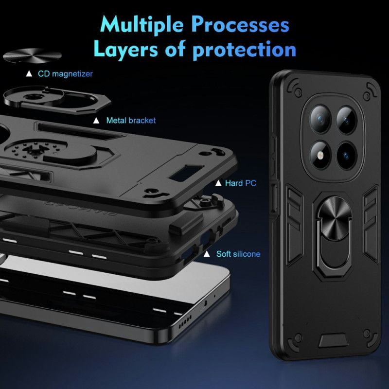 Etui Xiaomi Redmi Note 15 Pro Plus 5g Podparcie Pierścienia I Wzmocniona Ochrona