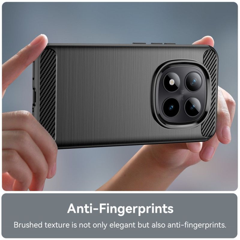 Etui Xiaomi Redmi Note 15 Pro Plus 5g Szczotkowane Włókno Węglowe Etui Ochronne