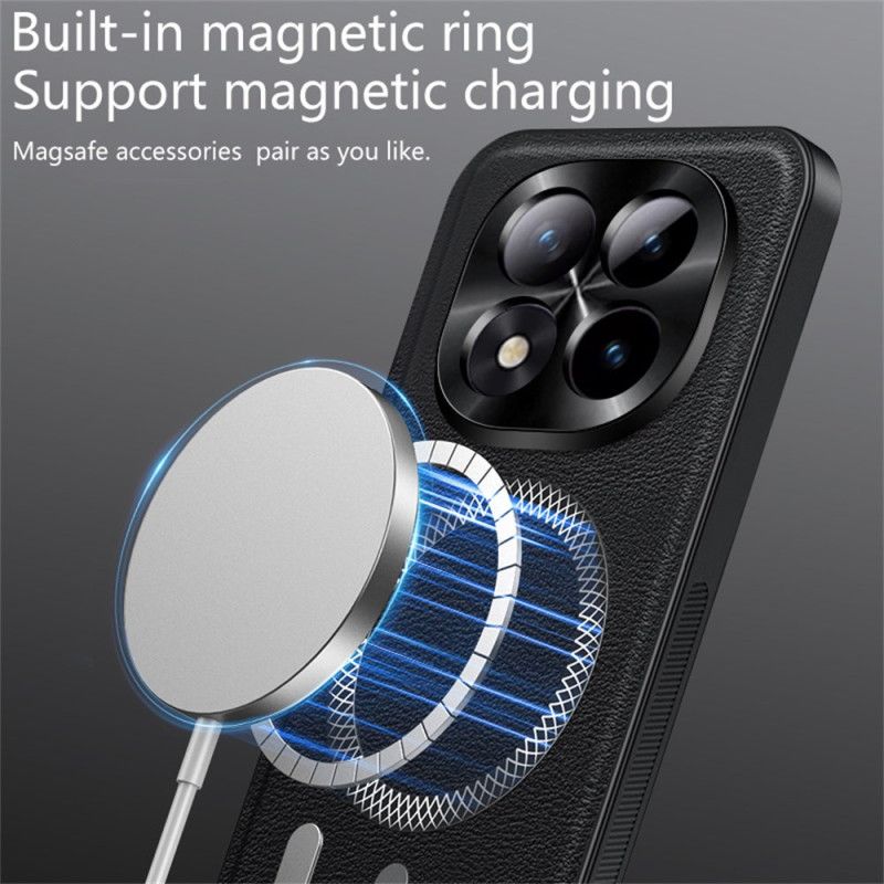 Futerały Xiaomi Redmi Note 15 Pro Plus 5g Etui Na Telefon Magnetyczny Efekt Skóry