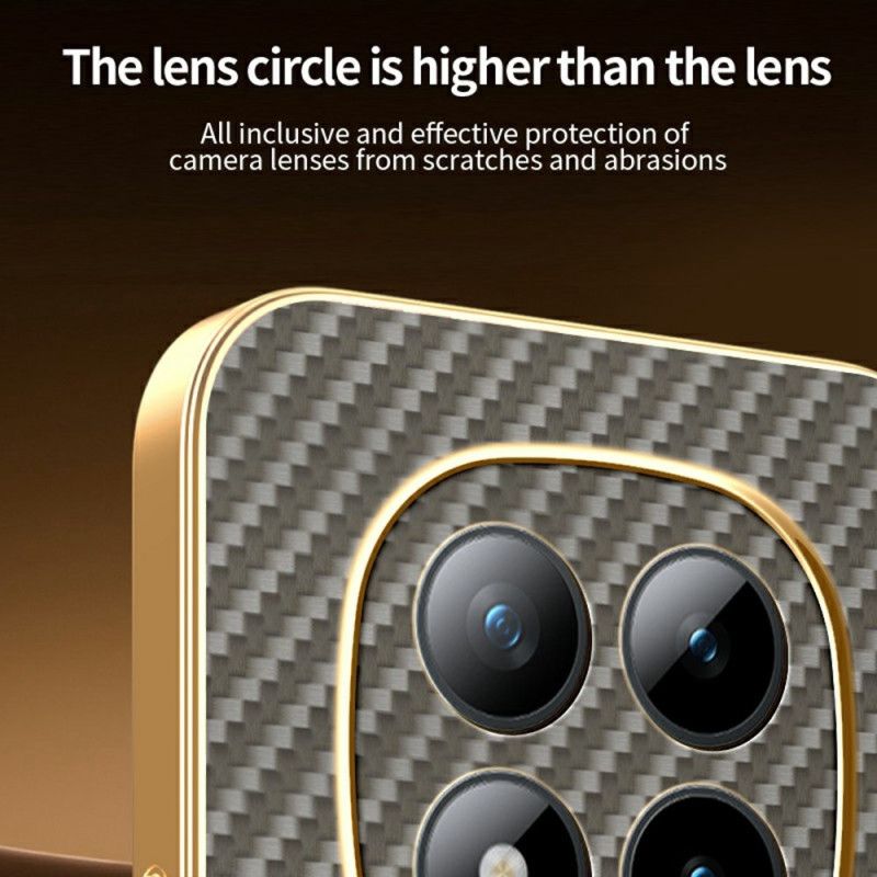 Futerały Xiaomi Redmi Note 15 Pro Plus 5g Etui Na Telefon Tekstura Włókna Węglowego