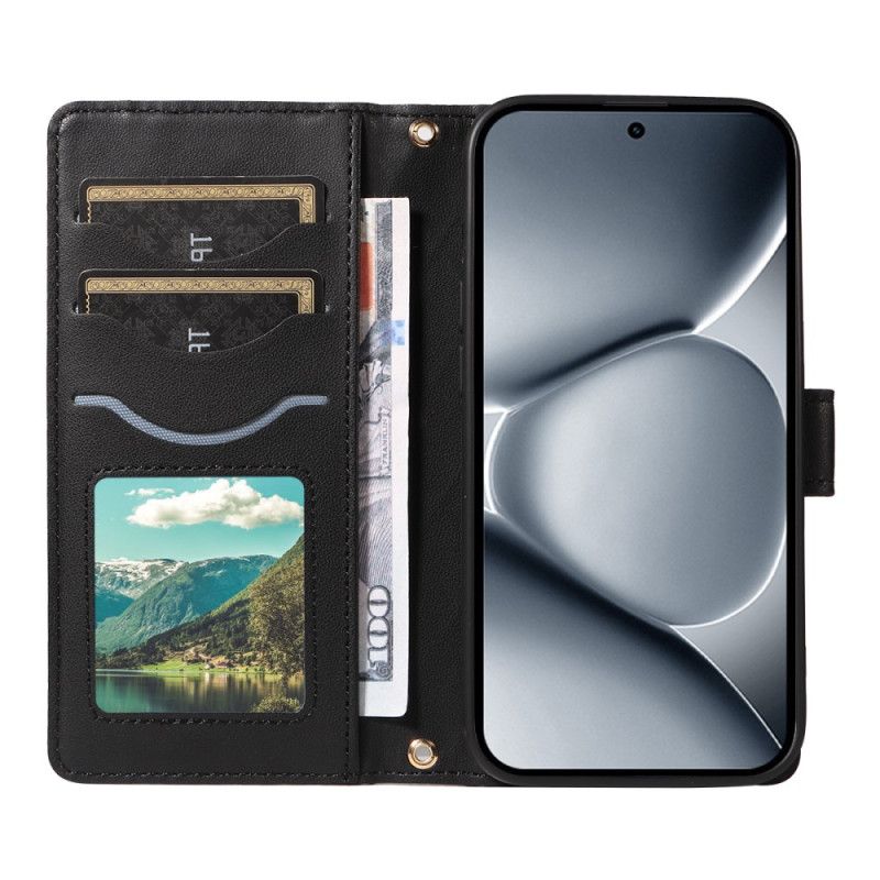 Obudowa Xiaomi Redmi Note 15 Pro Plus 5g Etui Na Telefon Pikowane Z Paskiem I Paskiem Na Ramię