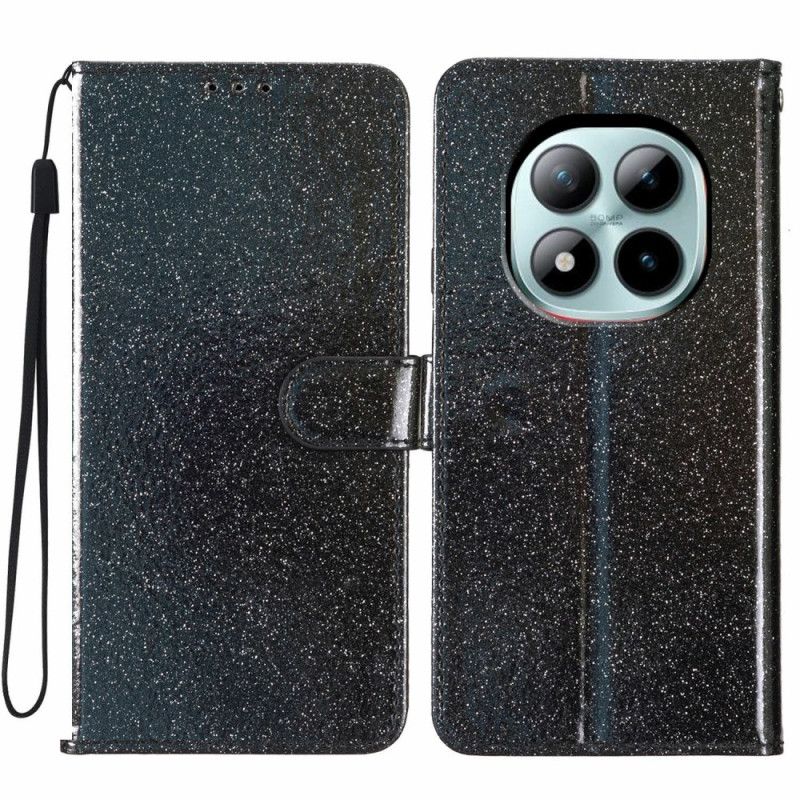 Skórzany Futerał Xiaomi Redmi Note 15 Pro Plus 5g Etui Na Telefon Cekiny