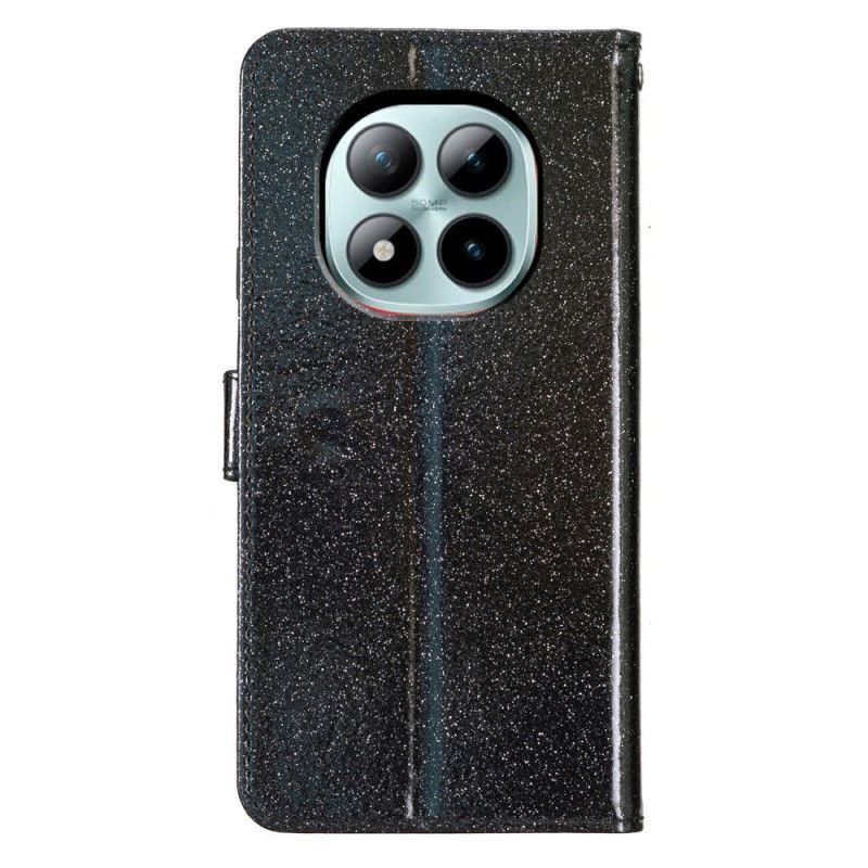 Skórzany Futerał Xiaomi Redmi Note 15 Pro Plus 5g Etui Na Telefon Cekiny