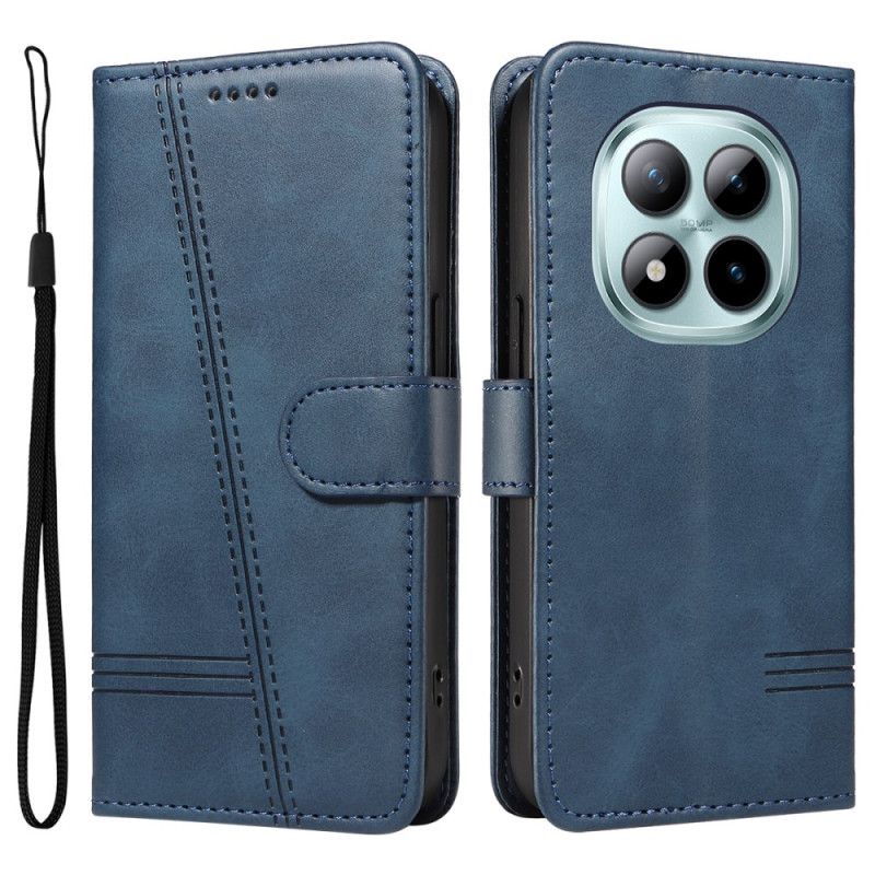 Skórzany Futerał Xiaomi Redmi Note 15 Pro Plus 5g Etui Na Telefon Linie T