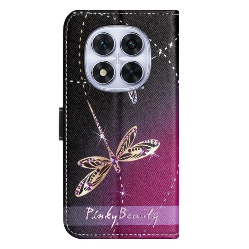 Skórzany Futerał Xiaomi Redmi Note 15 Pro Plus 5g Etui Na Telefon Ważki