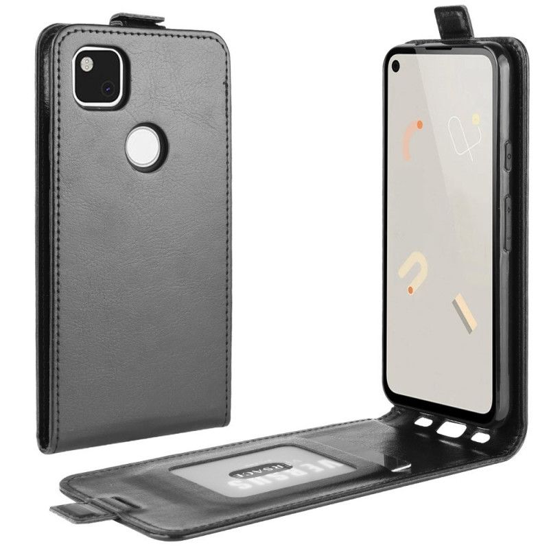 Etui Folio Google Pixel 4a Biały Czarny Składane