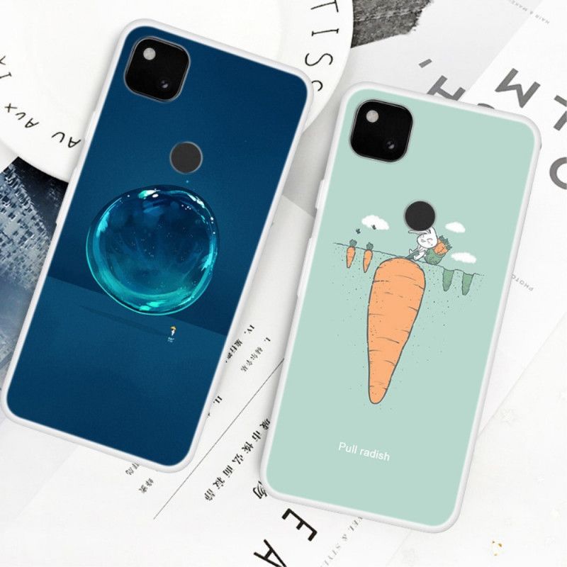 Etui Google Pixel 4a Królik W Ogrodzie Etui Ochronne