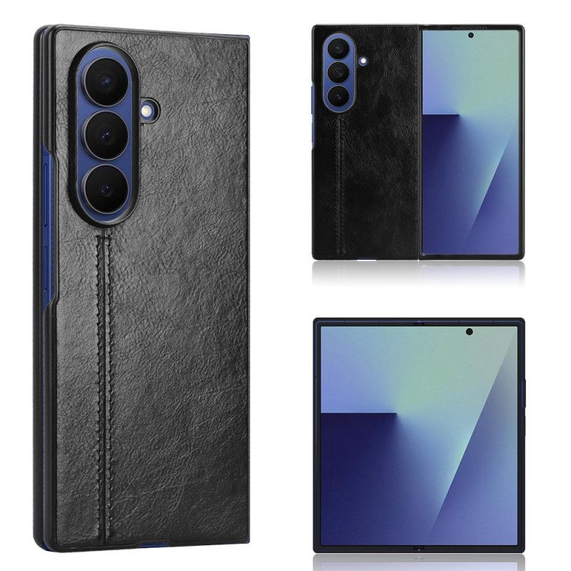 Etui Do Samsung Galaxy Z Fold 7 Efekt Skóry Couture