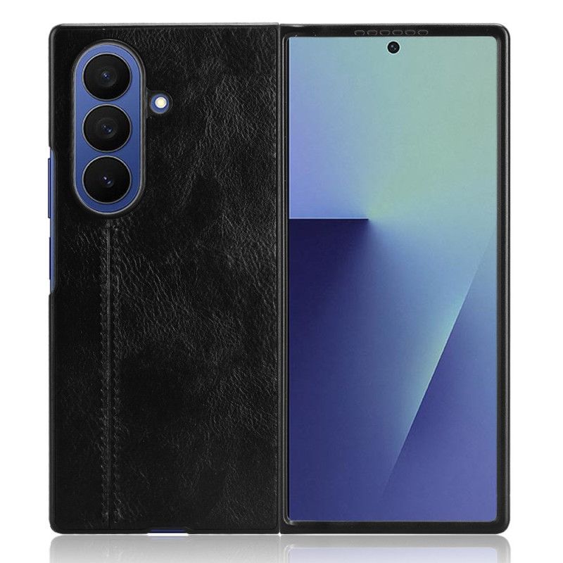 Etui Do Samsung Galaxy Z Fold 7 Efekt Skóry Couture