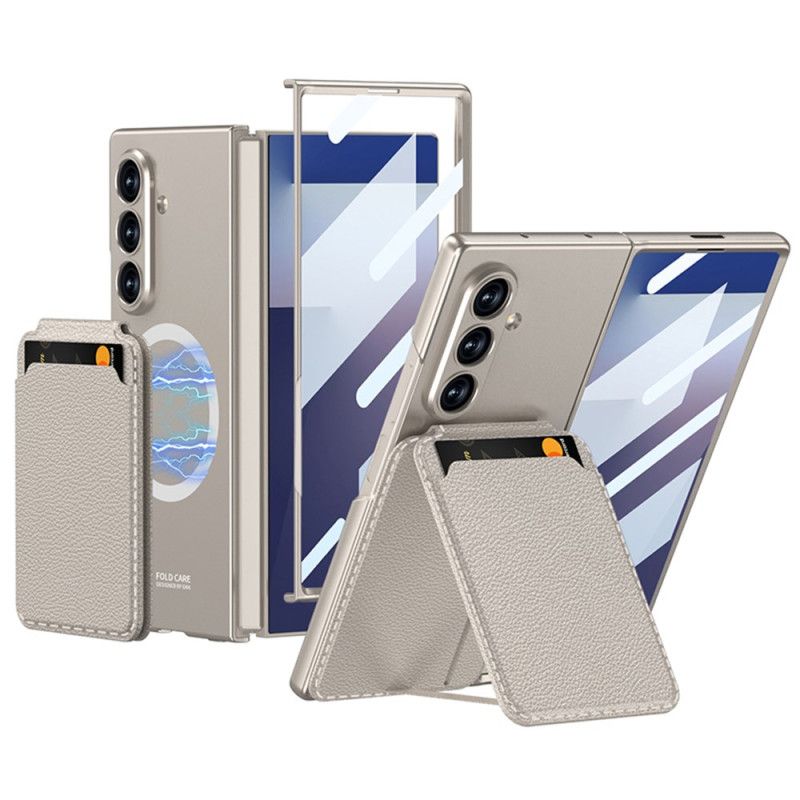Etui Do Samsung Galaxy Z Fold 7 Odłączany Uchwyt Na Kartę I Zintegrowana Podstawka