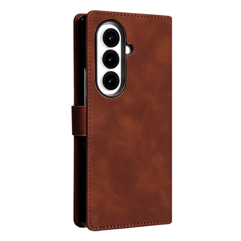 Etui Folio Do Samsung Galaxy Z Fold 7 Efekt Zamszu Azns