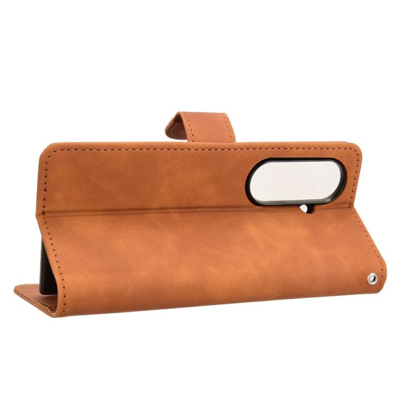 Etui Folio Samsung Galaxy Z Fold 7 Efekt Zamszu