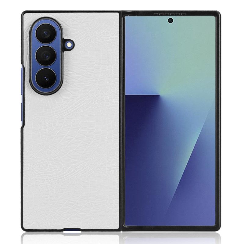 Etui Samsung Galaxy Z Fold 7 Efekt Krokodyla Etui Ochronne