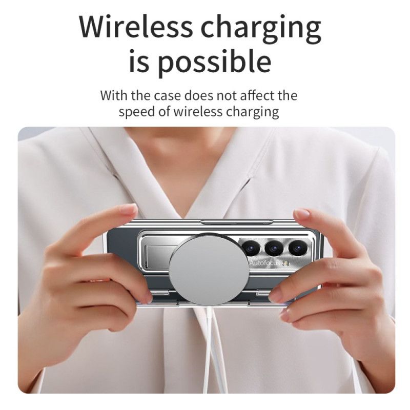Etui Samsung Galaxy Z Fold 7 Kompatybilny Z Magsafe Podstawka I Ochraniacz Ekranu