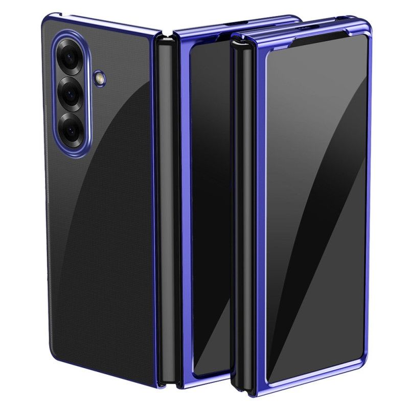 Etui Samsung Galaxy Z Fold 7 Obręcz Z Efektem Metalu Etui Ochronne