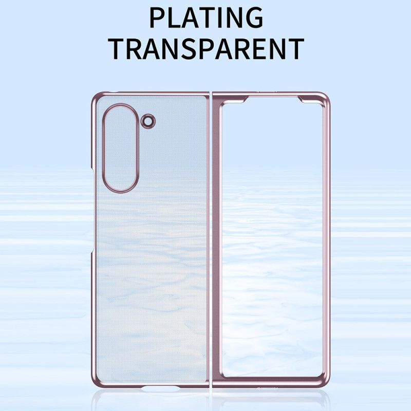 Etui Samsung Galaxy Z Fold 7 Obręcz Z Efektem Metalu Etui Ochronne