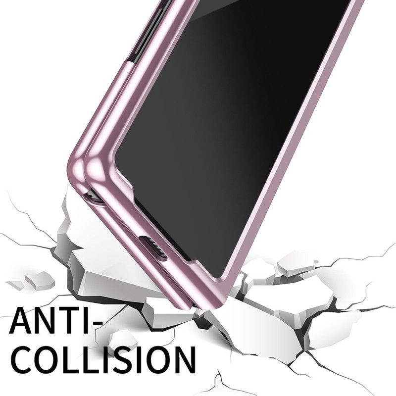 Etui Samsung Galaxy Z Fold 7 Obręcz Z Efektem Metalu Etui Ochronne